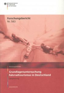 Titel Fahrradtourismus in Deutschland