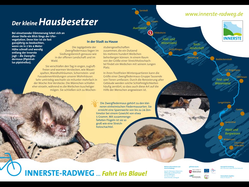 Besucherinformation Innerste-Radweg Infotafel