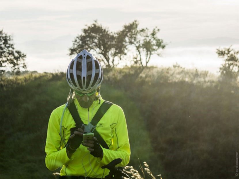 digitales Routing Radfahrer