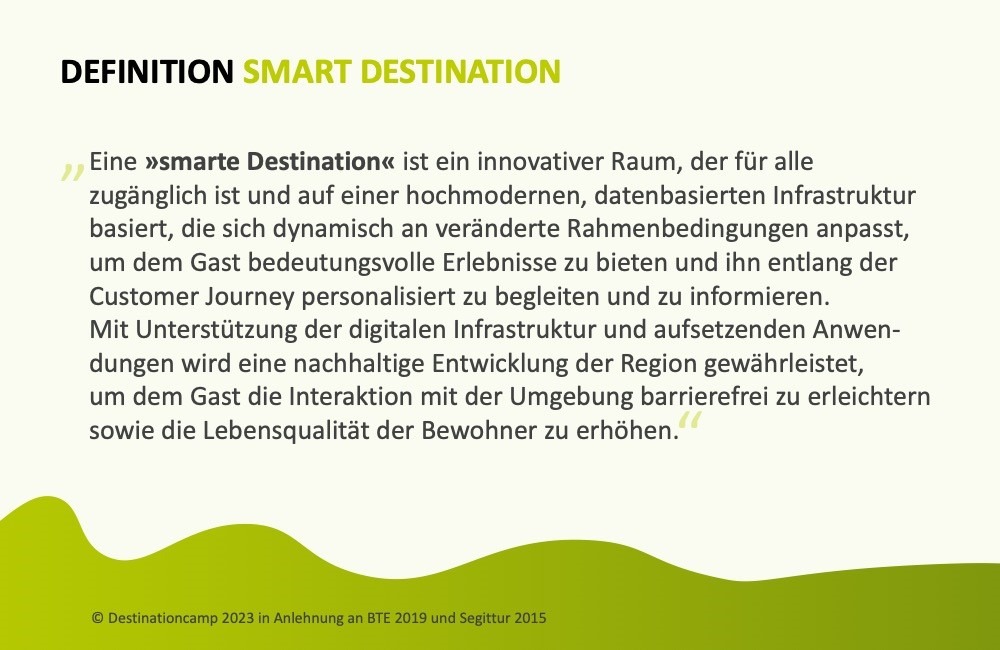 Smart Destination: Was macht eine moderne zukunftsfähige Destination aus?